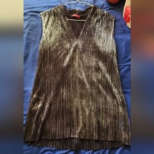 Silver sheen party top